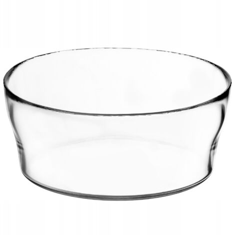 KADAX Bol Saladier En Verre Pour Salade De Fruits 19cm