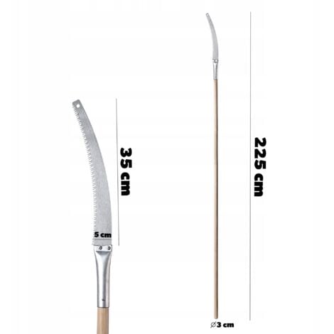 Coupe Branche Telescopique Élagueuse Manuelle , élagueuse Extensible De 2,2 à 8,3 M, Lame En Acier Tranchante Et Ciseaux Pour Tailler Les Branches Hautes, Avec 8 Poignées Légères En Fibre De Verre