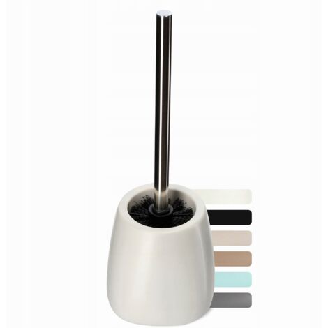 KADAX Brosse WC Pour Salle De Bain WC Céramique Blanc (1/5)