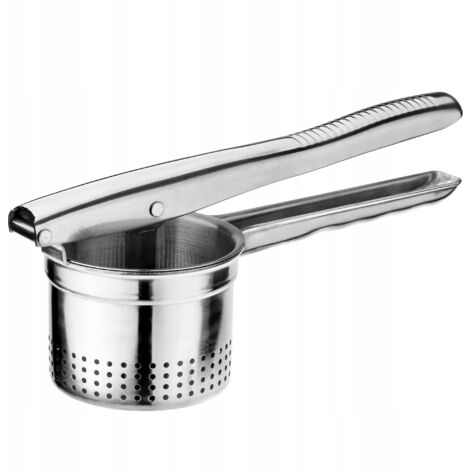 KADAX Presse Purée Manuel à Pommes de Terre, Légumes, Jus de fruits, Écrase Purée en Acier Inoxydable, Longueur 24,5 cm, Passe au Lave Vaiselle (1/5)