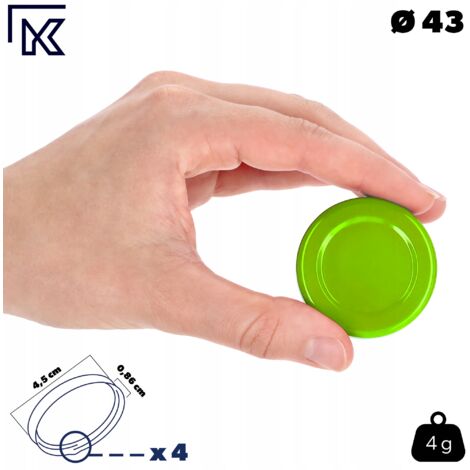 Couvercle à Vis KADAX Fi82 Mm, Couvercle Twist-Off En Métal