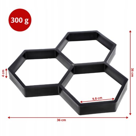 Moule à Béton Tortue Alvinlite - Forme Réutilisable Pour Créer Des Pas Japonais En Béton - DIY Jardin 44.5x38.5cm