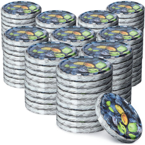 KADAX 100x Jar Caps Fi 82 Caps pour bocaux couvercles conserves (1/5)