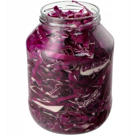 KADAX Weck Bocaux en verre à insérer, 2,5 l, diamètre : 100 mm, pour conserve, concombre, conserve, rond, 1 pièce, sans couvercle (1/5)