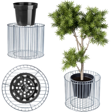 KADAX Gabion Pot de Fleur Couverture Gabion Acier pour Fleurs Pierre Jardin extérieur (1/5)