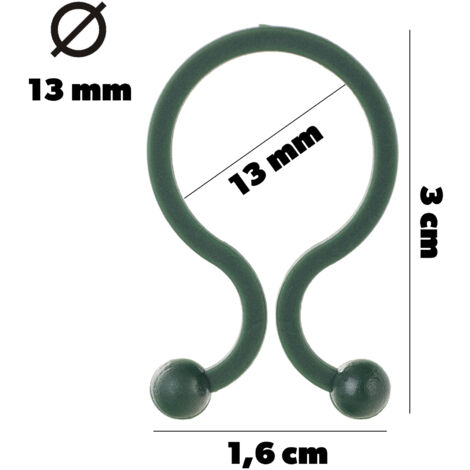 Anneaux Rideau Avec Crochets Flair Deco Crochet Avec Pli, Rideau Bagues Pour 20 Mm Gardine Barres, 12 Pièces, Bois, Arbre De Noyer Laqué 47/30 Mm Anneaux Rideau Bois Hêtre Pour Tige 28mm