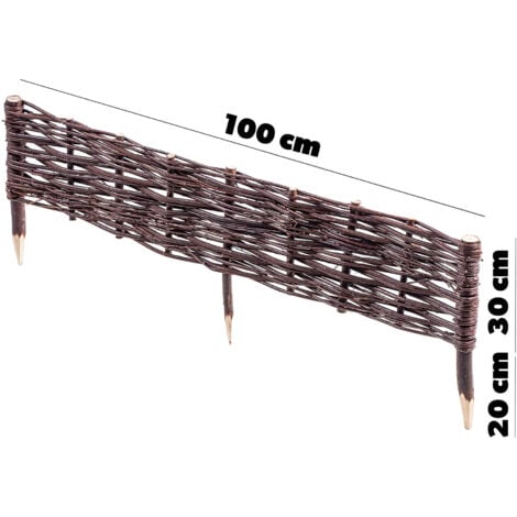 Clôture De Jardin Clôture Jardin Décorative Outsunny - Lot De 5 Panneaux Noirs 305x80cm Barrière Jardin