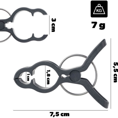 Lot De 200 Clips De Support En Plastique Pour Plantes MCBOSON - Gamm Vert