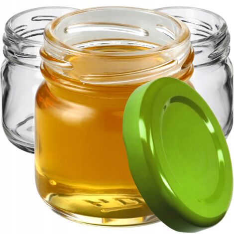 KADAX Lot de 10 mini bocaux à épices avec couvercle à visser - 40 ml (1/5)
