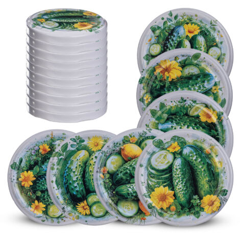 Fi82 Bouchons de bocaux Bouchons de bocaux Couvercles Concombres 10 pcs 6 crochets (1/5)