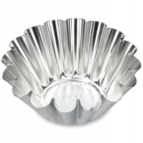 KADAX Moule à Muffins Moule Plaque de Cuisson Ondulé Étamé 21cm (1/5)
