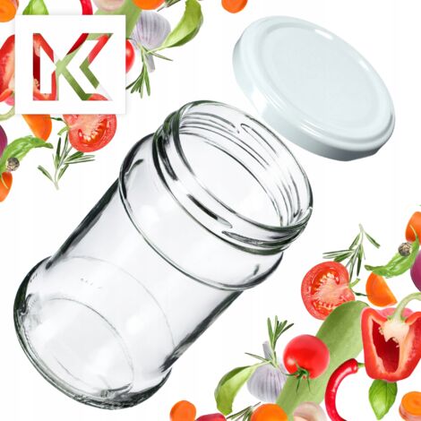 Purple Square Sweet Jar Lot De 10 Petits Pots (5 X 650 Ml, 5 X 450 Ml