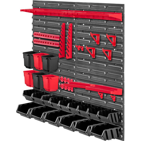 KADAX Toolboard Workshop Wall 78x78 cm 45 pièces Conteneurs d'atelier (1/5)