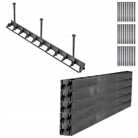 Bordure de pelouse de jardin KADAX 5,8 cm 10 Mo + 30 ancres (1/5)