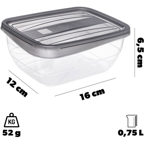 Lunch Box À 3 Compartiments Avec Couvercle-Adapté Micro Ondes, Lave