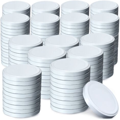 Lot De 6 Bouchons De Biberon De Voyage, De Rechange, Compatibles Avec Les Biberons à Col Large, Blancs