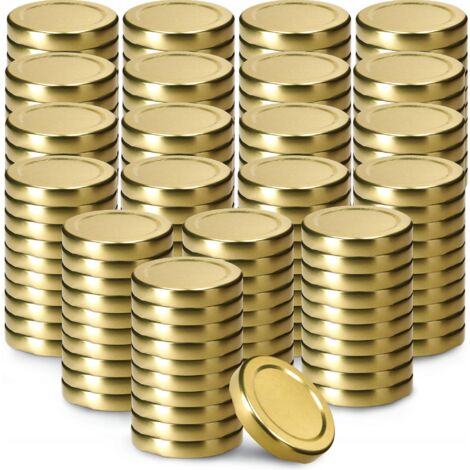 KADAX 200x couvercles Fi 53 pour bocaux, bouteilles, bouchons pour bocaux (1/5)