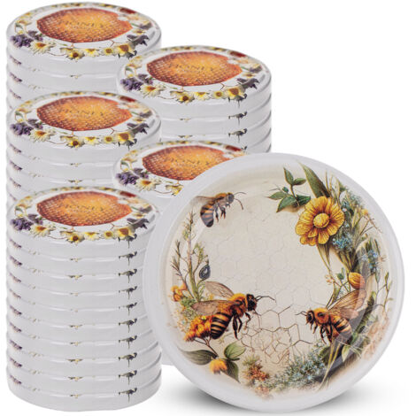 Bouchons pour couvercles de bocaux Fi82 Bouchon à vis Bouchons de bocaux 6 clips 50 pièces (1/5)