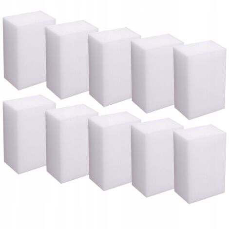 Lot De 50 éponges Magiques En Mousse Mélamine - Dimensions 100x60x20mm - Nettoyage Sans Produit, Multifonction - Pour Cuisines, Salles De Bain