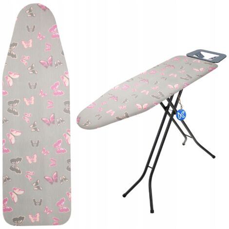 KADAX Housse de Planche 148x52cm Repassage Support Extensible Papillons