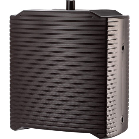 Kadax – Réservoir d'eau de pluie 125L en plastique résistant – Modulaire moka – Connexions verticales et horizontales – Idéal pour gestion écologique