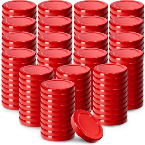 KADAX 200x couvercles Fi 53 pour bocaux, bouteilles, bouchons pour bocaux (1/5)