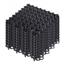 Kadax – Dalles stabilisatrices en plastique 50 x 50 x 4 cm – Lot de 10 – Résistance 1000 tonnes/m² – Installation rapide et simple – Pour stabilisation de sol