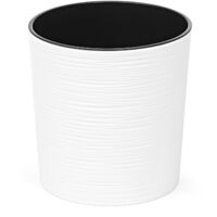 KADAX Pot de Fleur Cache-Pot Eco Blanc 30cm