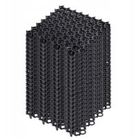 Kadax – Dalles stabilisatrices en plastique 50 x 50 x 4 cm – Lot de 20 – Résistantes aux UV et aux intempéries – Capacité de charge 1000 tonnes/m²
