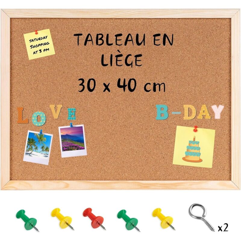 Support Tarif Pain Effaçable Ardoise Double Face En PVC Noir Format A4