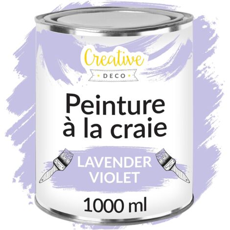 Peinture à la Craie Violet Lavande 1L Mat et Lavable pour Meuble (1/5)