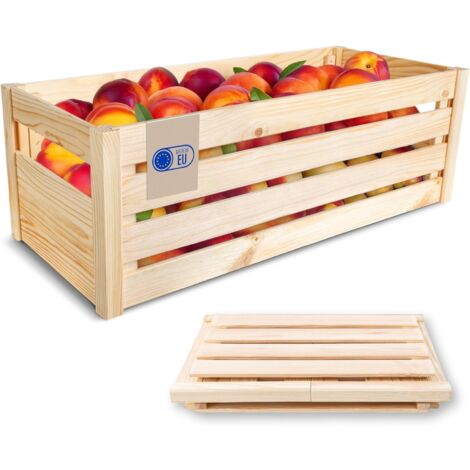 Caisse Pliante de Rangement - Ajouré 69 x 29,5 x 23,5 cm