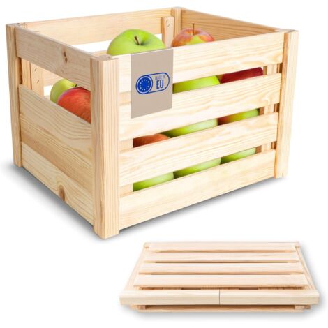 Caisse Pliante de Rangement - Ajouré 34,5 x 29,5 x 23,5 cm