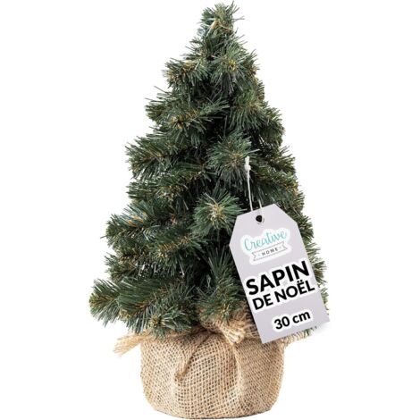 Mini Sapin de Noël Artificiel Décoration - Vert 30 cm