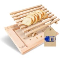 Planche à Pain Bois Hêtre 35,5x28,5 cm Ramasse-Miette