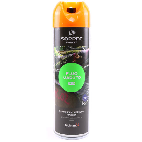 Sprühdose - Forstmarkierer SOPPEC fluoreszierend orange fluo 12 Monate fluo marker -131316