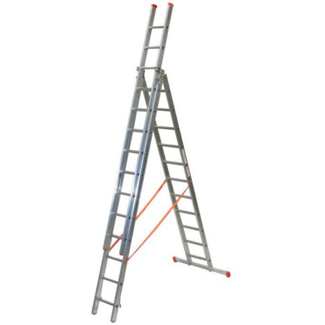 Facal Mehrzweckleiter 3-teilig GENIA S300 3x11 Sprossen