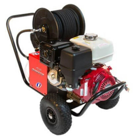 HOCHDRUCKREINIGER DIMACO THERMISCH MIT AUFROLLER 13CV 900L/H 240 BAR MOTOR HONDA - 15240HEPRED