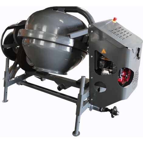 Bétonnière électrique professionnelle 320 litres – Moteur 2 CV – Cuve mécano-soudée pour chantiers intensifs – Production 3.3 m3/h