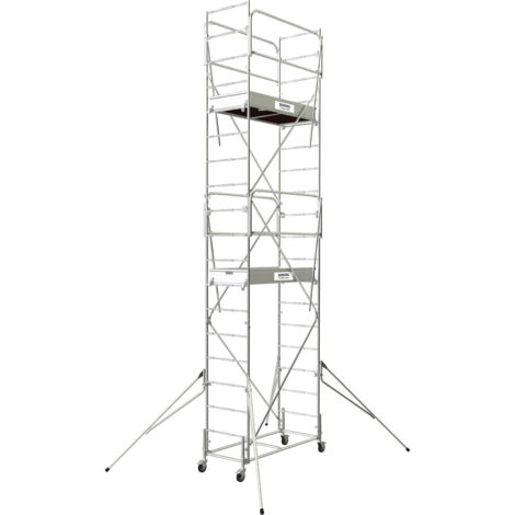 Echafaudage roulant acier GENERIS 300 Hauteur Travail 6,50 m Tubesca Comabi