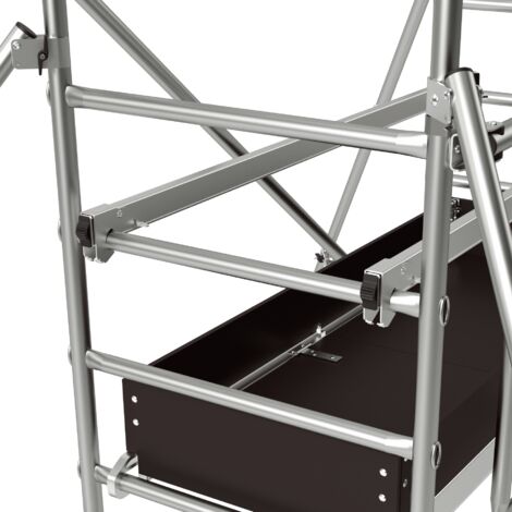 Echafaudage roulant aluminium RUNNER Hauteur Travail 6,60 m Tubesca Comabi