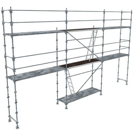 Lot échafaudage R200 Progress Budget 60 m² Tubesca Comabi