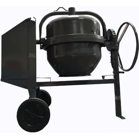 Bétonnière thermique 180 litres – Cuve mécano-soudée – Production 2.2 m3/h – Ouverture 360 mm – Roues Ø 250 mm