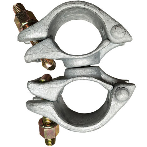 Collier d'échafaudage orientable 4949 mm – Acier galvanisé – Pour tubes de 42 à 49 mm – Conforme norme EN74