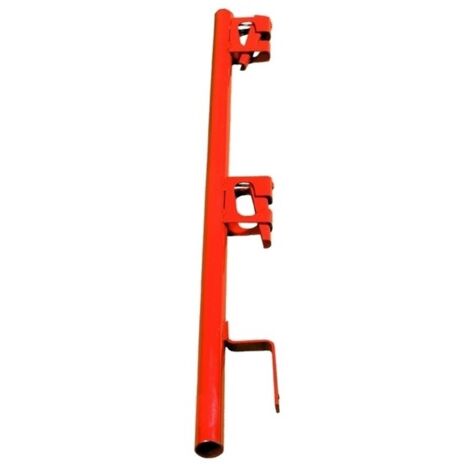 Potelet à bloqueur peint pour garde-corps 2 positions - Ø 40 mm