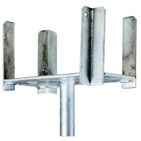 Fourche double entrée galvanisée pour tour étaiement