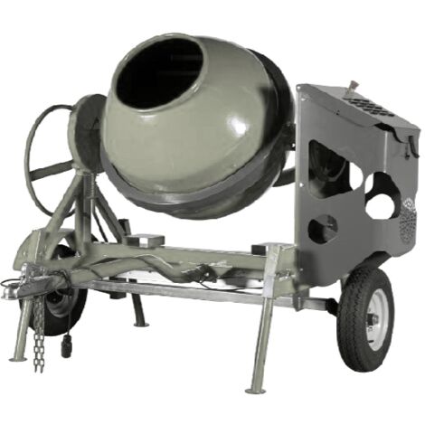 Bétonnière thermique 320 litres – Moteur Robin 5.5 CV – Cuve mécano-soudée – Production 2.7 à 3.3 m3/h