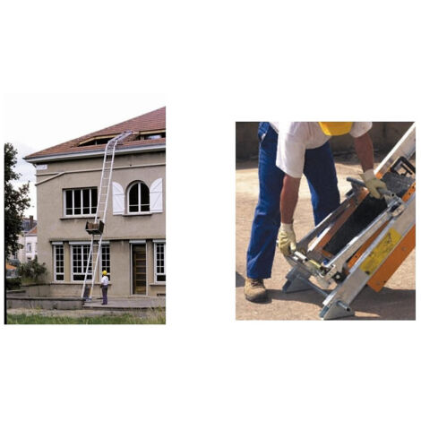 Tubesca Comabi – Monte matériaux 20m pour couvreur – Treuil 1100W – Capacité 200kg – Vitesse d'élévation 22m/min – Caisse modulable 12 configurations