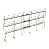 Lot échafaudage R200 Progress Budget 128 m² pack complet Tubesca