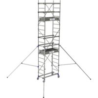 Echafaudage roulant aluminium INSIDER Hauteur travail 4,85 m Tubesca Comabi